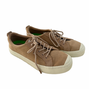 Cariuma OCA Low Tan (Nut) Corduroy & Suede Sneaker Men’s Size 7.5 EUC Unisex